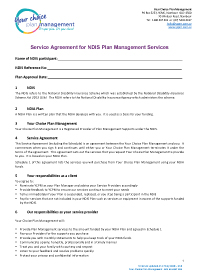 Service agreement